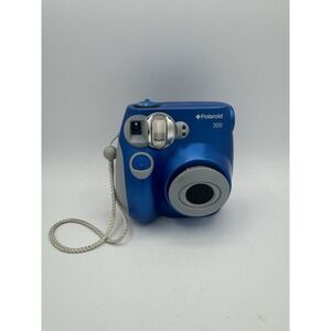 Polaroid 300 Instant Camera Blue - Tested and Working *No Film Included*